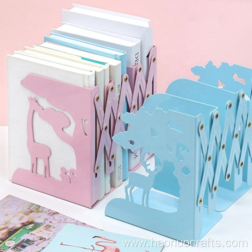 Creative telescopic simple book holder for students storage